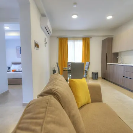 Brand New And Tastefully Furnished 2 Bedroom Ddif1-2 * Gzira